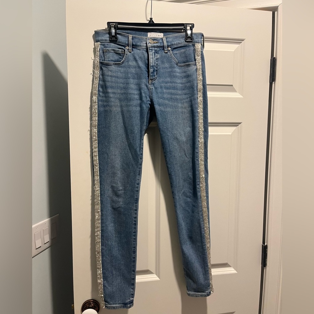 Loft Sparkly jeans